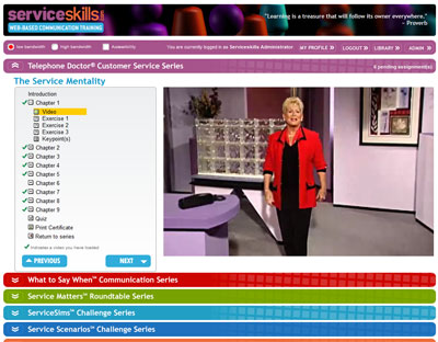 ServiceSkills.com - eLearning by Telephone Doctor